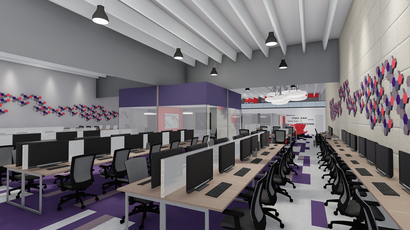  Conceptual render of the Disaster Recovery Workplace project. 