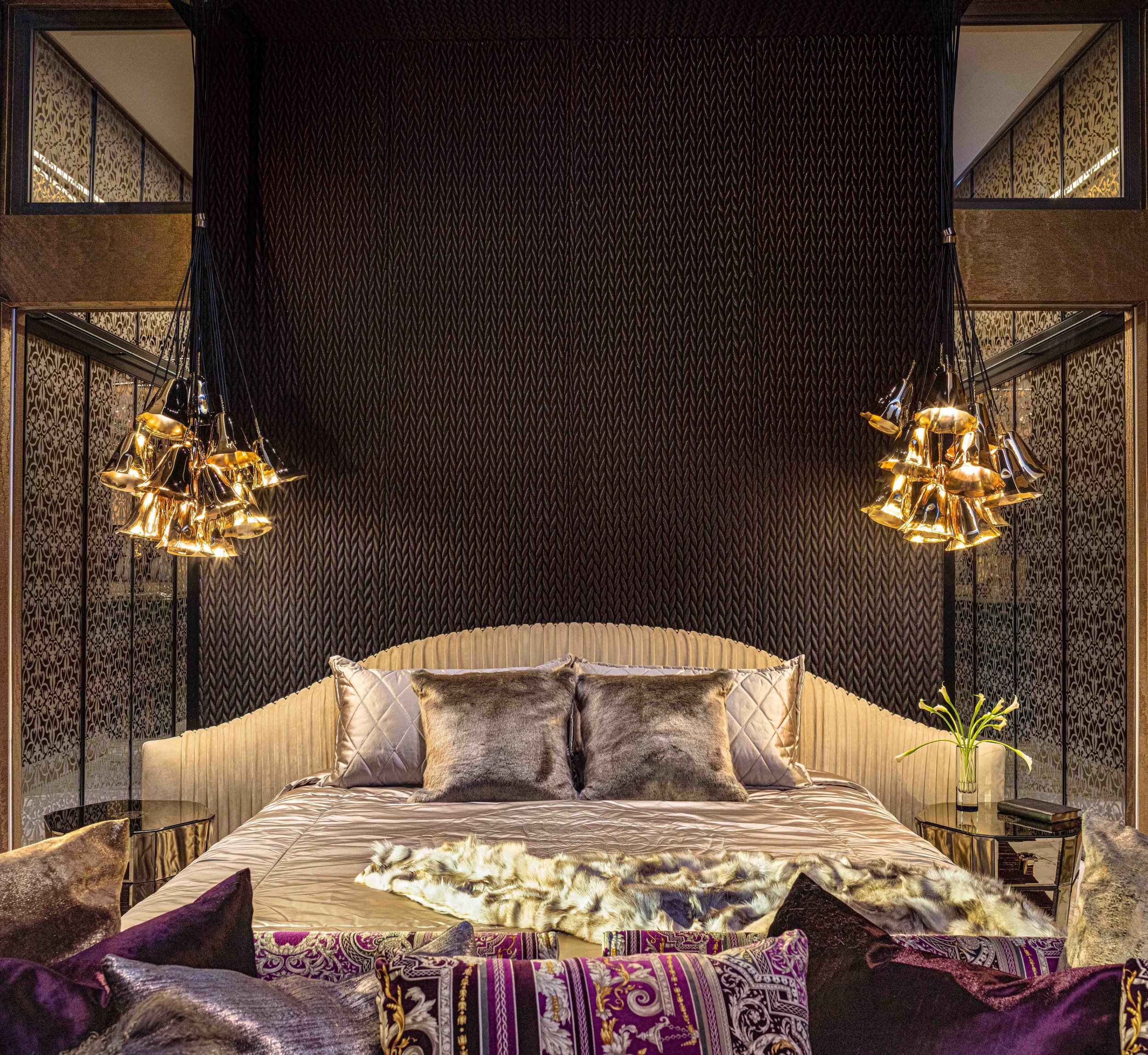  Interior bedroom design of a West Coast Residence project by AD&amp;V. 