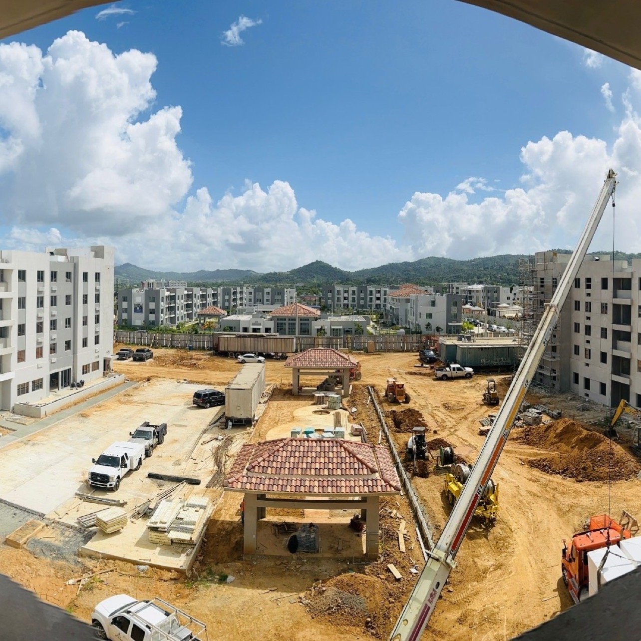  View of Emerald Vista Construction. 
