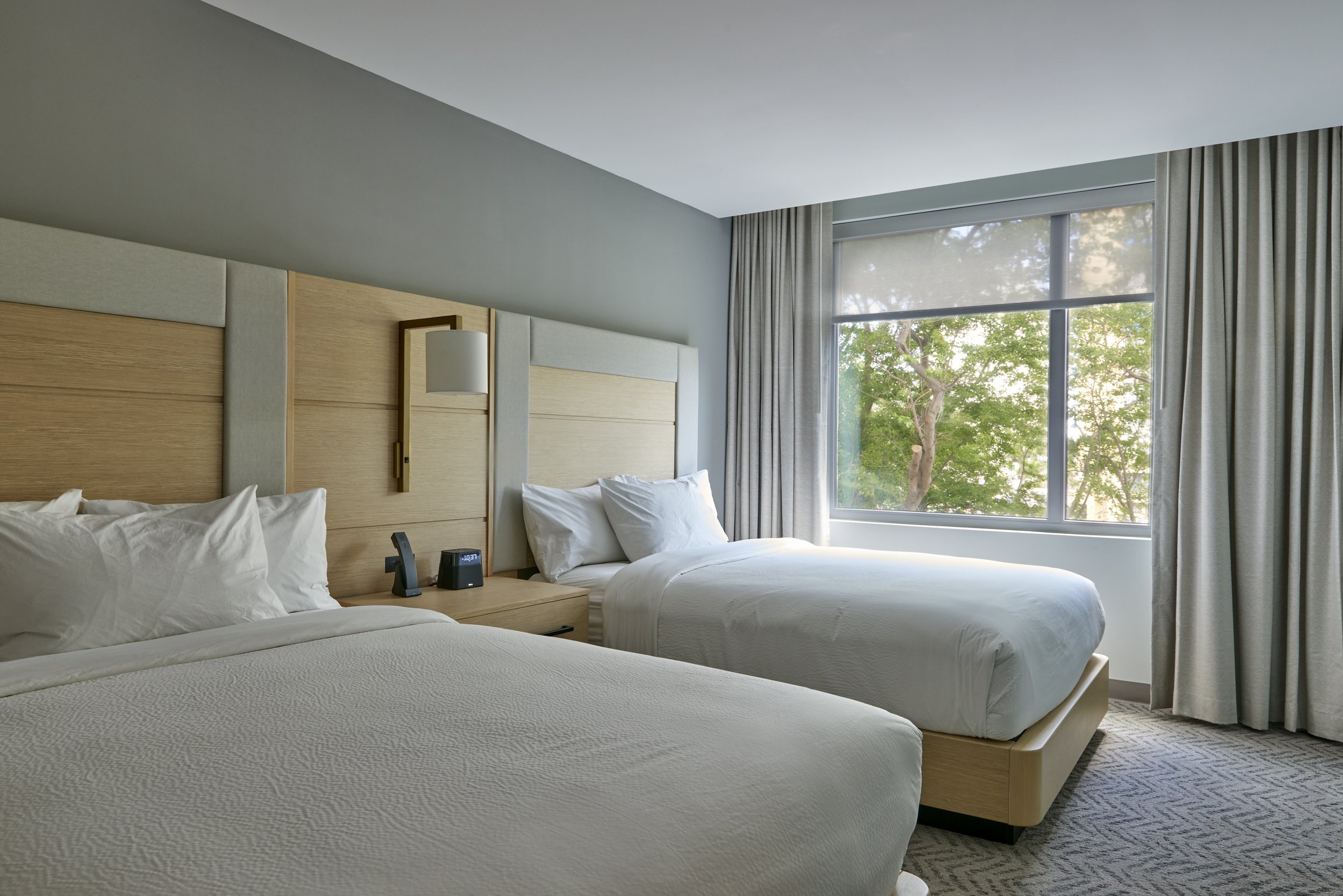  Guest room of the Residence Inn by Marriott hospitality project. 