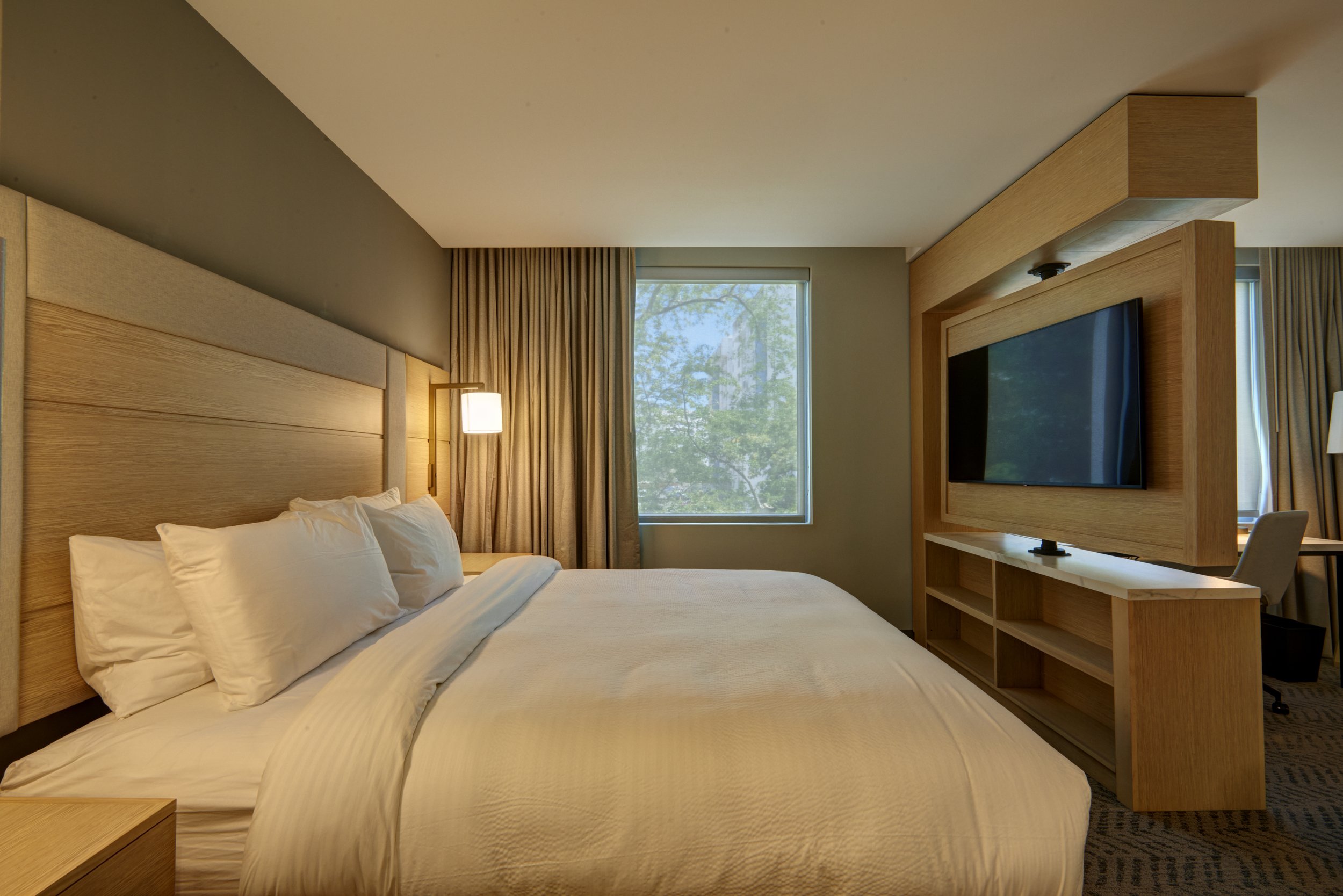  Guest room of the Residence Inn by Marriott hospitality project. 