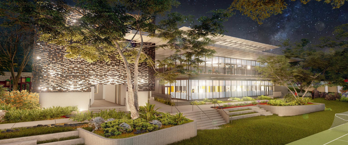 Conceptual render of the Baldwin School of PR Innovation Center project.
